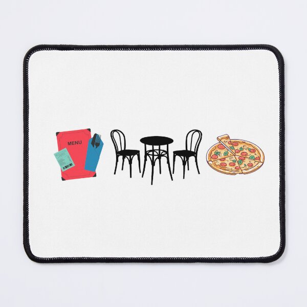 Item preview, Restaurant Icons Sticker – Menu & Cutlery, Café Table, Pizza – Minimal Service Triptych designed and sold by MicroRoleClub.