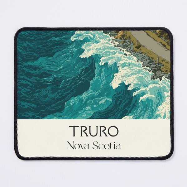 Item preview, Truro Nova Scotia | Tidal Bore Rafting Scenery Art Print designed and sold by TuncGK.