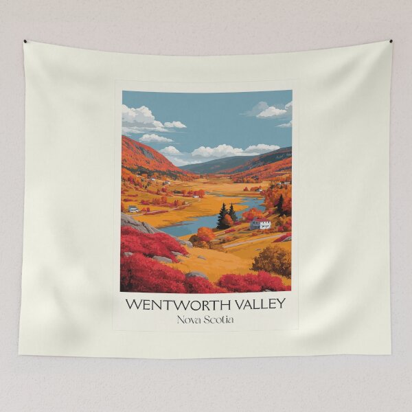 Item preview, Wentworth Valley Nova Scotia | Autumn Colours Scenery Art designed and sold by TuncGK.