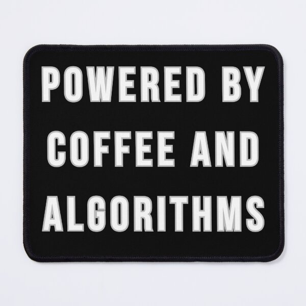 Item preview, "POWERED BY COFFEE AND ALGORITHMS" T-Shirt - Programmer Dev Tech designed and sold by BAIteWear.