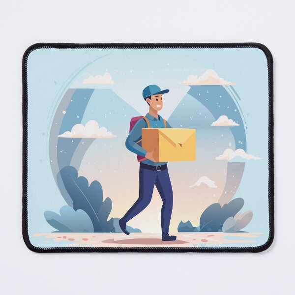 Item preview, Peaceful Morning Package Delivery designed and sold by RitaStudio.