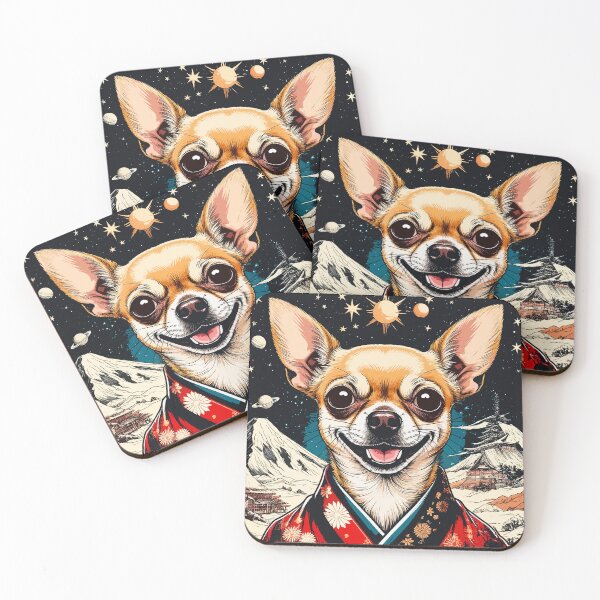 Item preview, Cosmic Japanese Chihuahua Dog designed and sold by PeasyEasy.