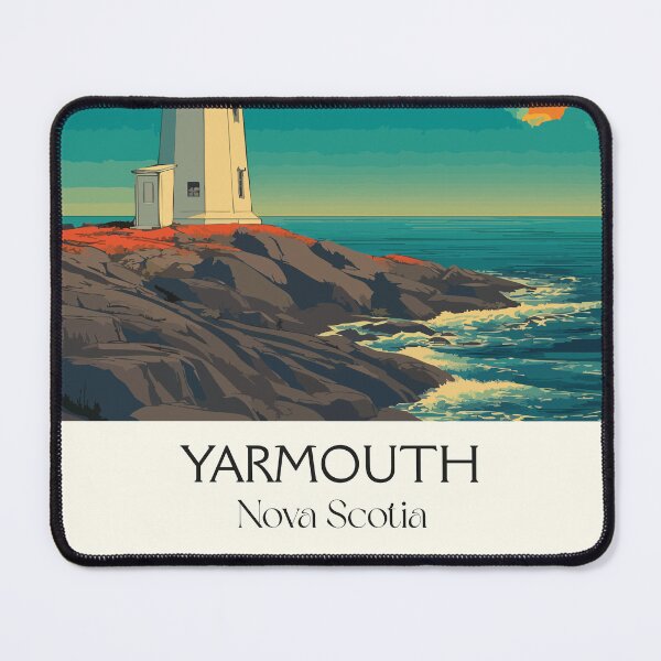 Item preview, Yarmouth Nova Scotia | Cape Forchu Lighthouse Sunset Art designed and sold by TuncGK.