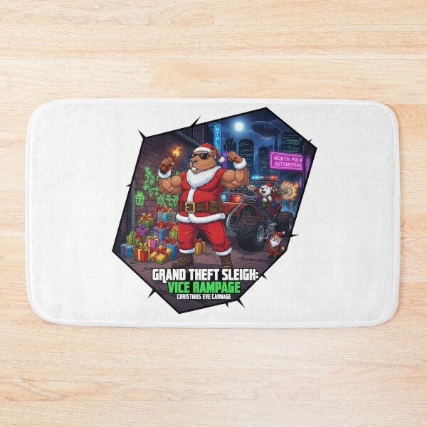 Item preview, Capybara Santa Heist Planner designed and sold by MiszungART.