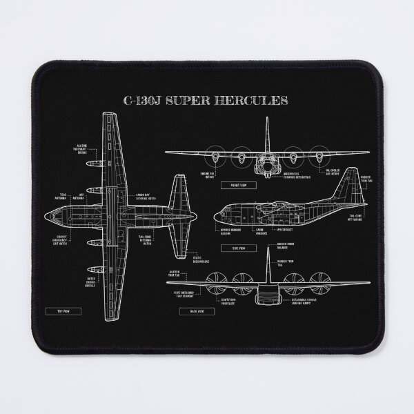 Item preview, Super Hercules (C-130J) (White Stencil - Horizontal) designed and sold by BGALAXY.