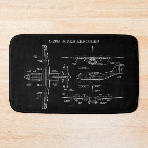 Item preview, Super Hercules (C-130J) (White Stencil - Horizontal) designed and sold by BGALAXY.