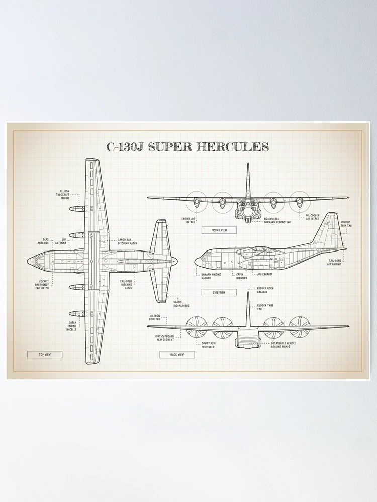 Super Hercules (C-130J) (Ivory - Horizontal)