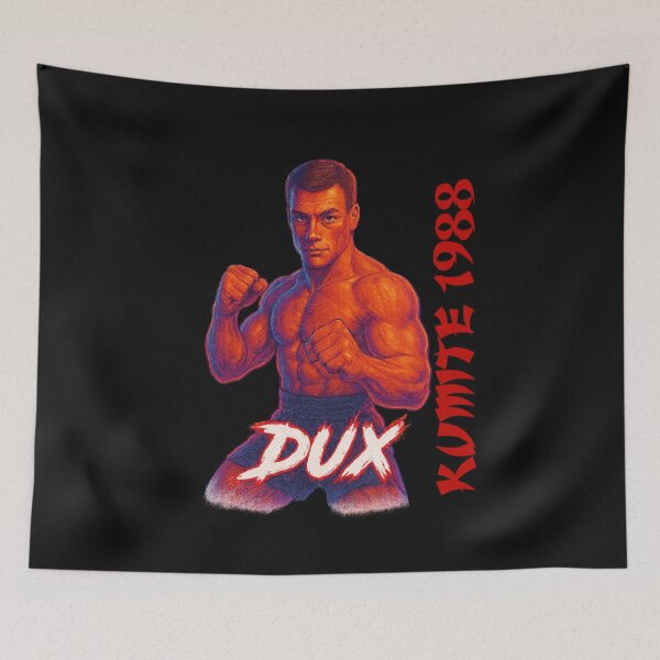 Item preview, DUX – Jean-Claude Style JCVD (Retro Combat Art) designed and sold by Wawan35200.