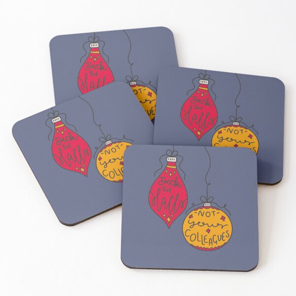 Item preview, DECK THE HALLS (But Not Your Colleagues) | Christmas Baubles designed and sold by WonkyAmpersand.