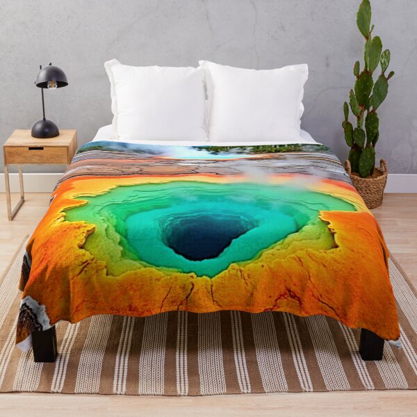 Item preview, Vibrant Hot Spring: Earth's Wonder Art designed and sold by Health And Fitness Posts e-Store.
