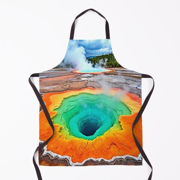 Item preview, Vibrant Hot Spring: Earth's Wonder Art designed and sold by Health And Fitness Posts e-Store.