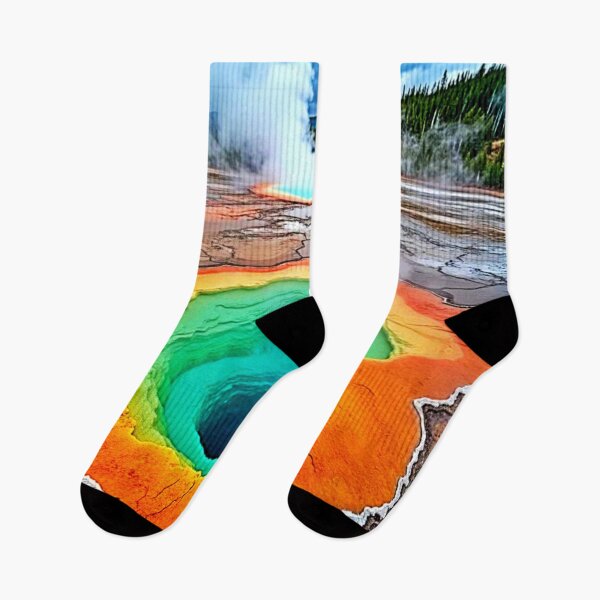 Item preview, Vibrant Hot Spring: Earth's Wonder Art designed and sold by Health And Fitness Posts e-Store.