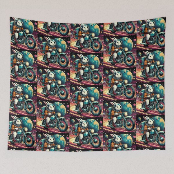 Item preview, cute astronaut bunny designed and sold by Dogandesighn.