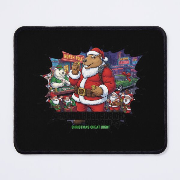 Item preview, Vice Planner: Muscular Santa Capybara Heist Prep designed and sold by MiszungART.