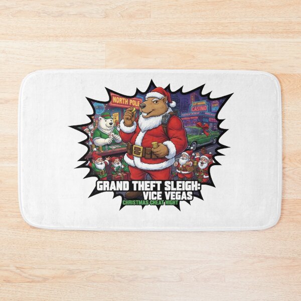 Item preview,  Vice Planner: Muscular Santa Capybara Heist Prep designed and sold by MiszungART.