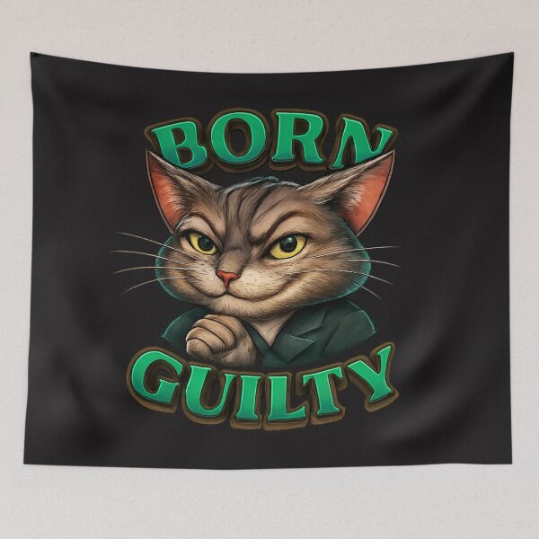Item preview, Born Guilty designed and sold by Cats and Other Things.