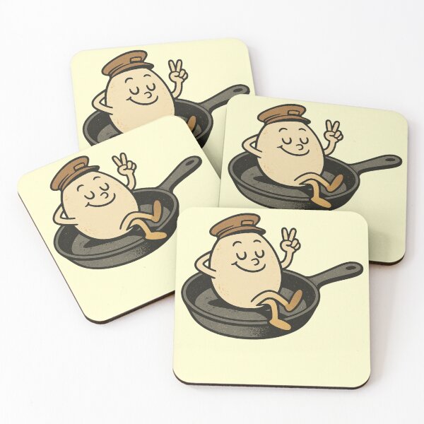 Item preview, Lazy Egg Commander – Vintage Cartoon Design designed and sold by PrintHorizonD.