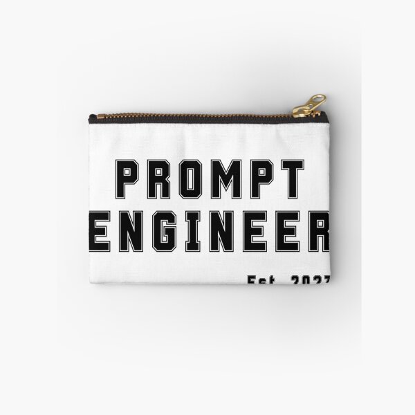 Item preview, "PROMPT ENGINEER Est. 2023" T-Shirt - Funny AI Tech Job designed and sold by BAIteWear.