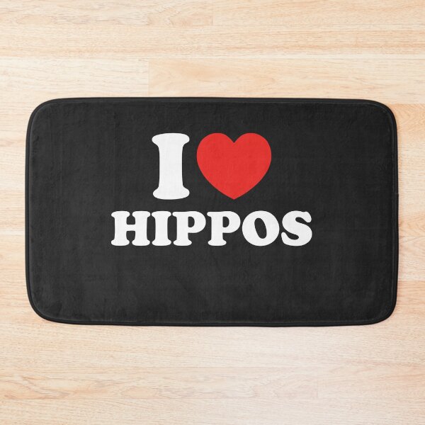 Item preview, I Love Hippos designed and sold by shitpostee.
