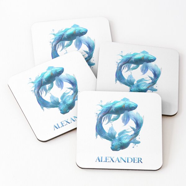Item preview, Pisces Alexander Zodiac Symbol designed and sold by AlexLineArt.