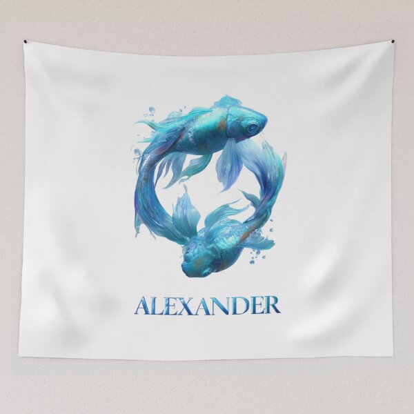 Item preview, Pisces Alexander Zodiac Symbol designed and sold by AlexLineArt.