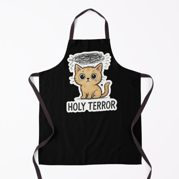 Item preview, Holy Terror - Cat With Chaotic Halo designed and sold by MiLaKK.
