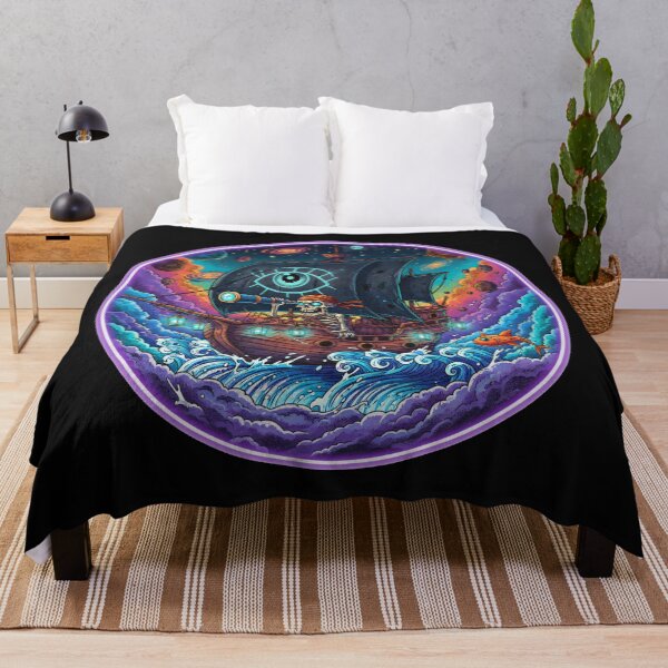 Item preview, Cosmic Pirate Ship - Skeleton Captain Sailing Space Ocean designed and sold by AwesomeBeyondLimits.