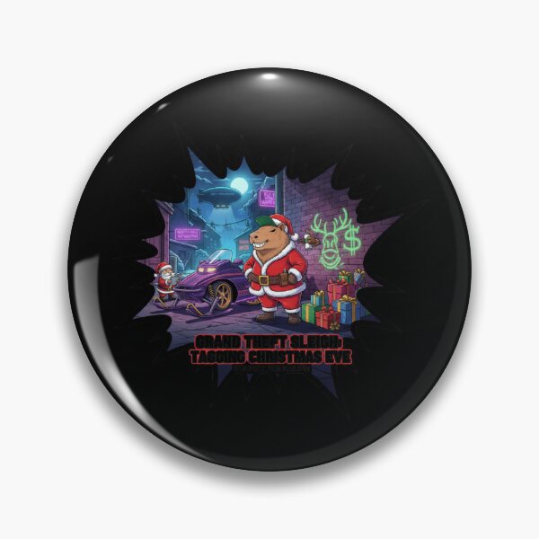 Item preview, Vice Delivery: Weaponized Santa Capybara Sleigh designed and sold by MiszungART.