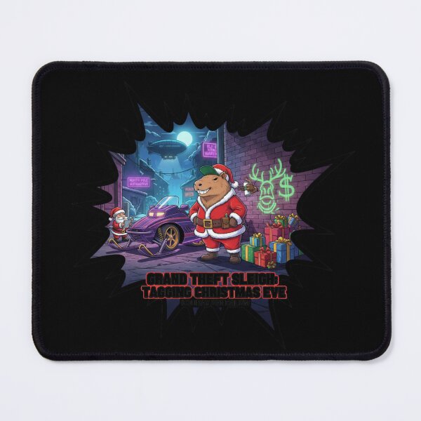 Item preview, Vice Delivery: Weaponized Santa Capybara Sleigh designed and sold by MiszungART.