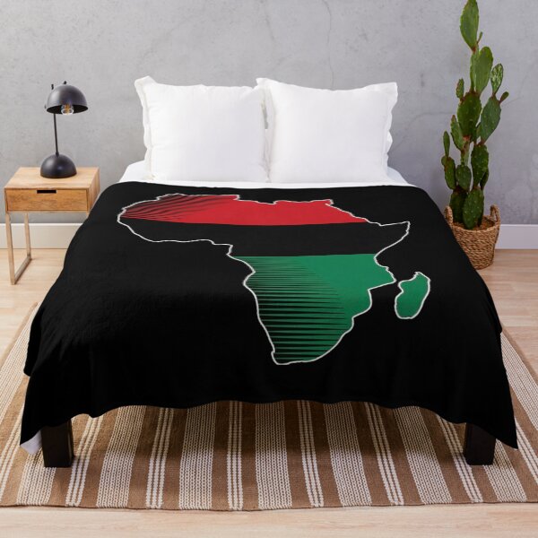 Item preview, Pan-African Flag Africa Map designed and sold by Myra365Art.