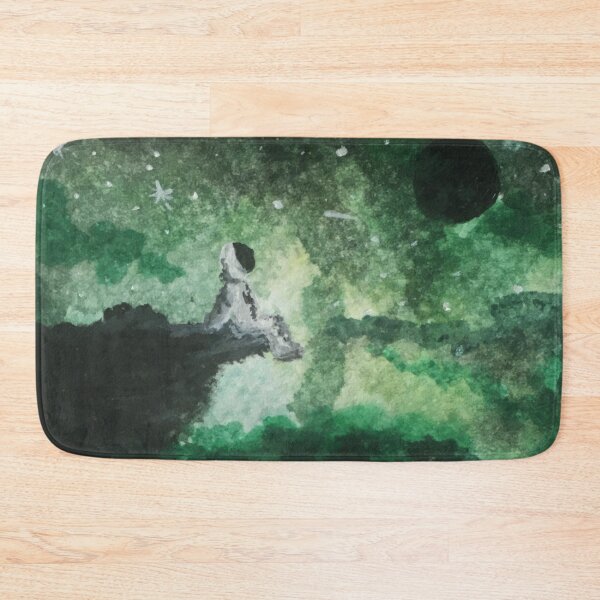 Item preview, Vacation on Another World - Space Explorer Watercolor Painting designed and sold by Rissmo The Human.