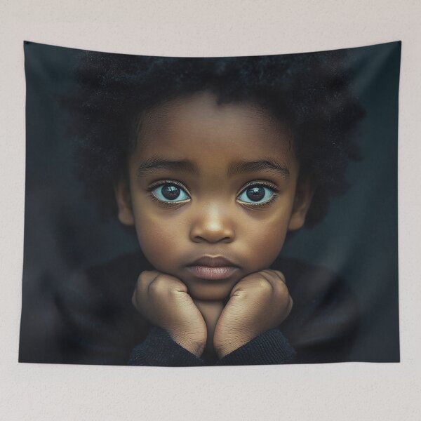 Item preview, Deep gaze of a young child designed and sold by anytka.