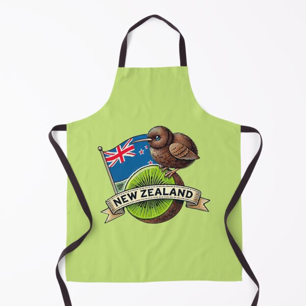 Item preview, New Zealand Kiwi & Flag designed and sold by Myra365Art.