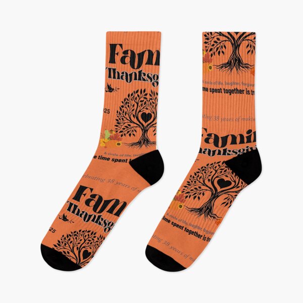 Item preview, We Talking Bahamian “Family Thanksgiving“ sharp orange, apparels and accessories  designed and sold by We Talking Bahamian.