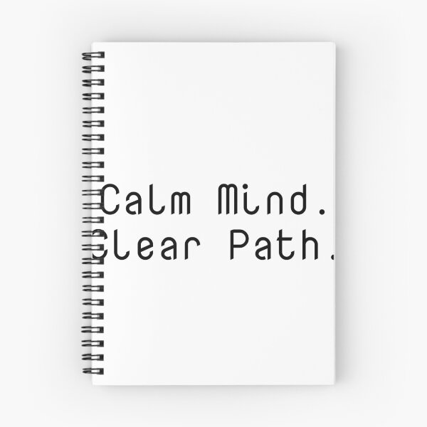 Item preview, Calm Mind. Clear Path. designed and sold by Ninjacatoff.