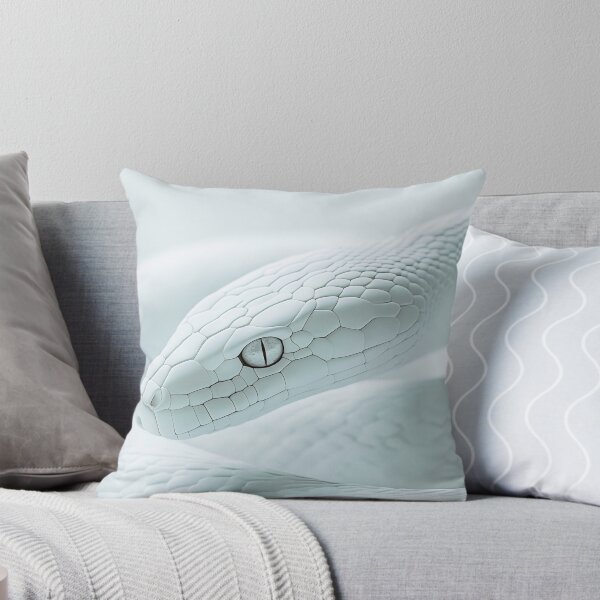 Item preview, Graceful white snake coiled designed and sold by anytka.