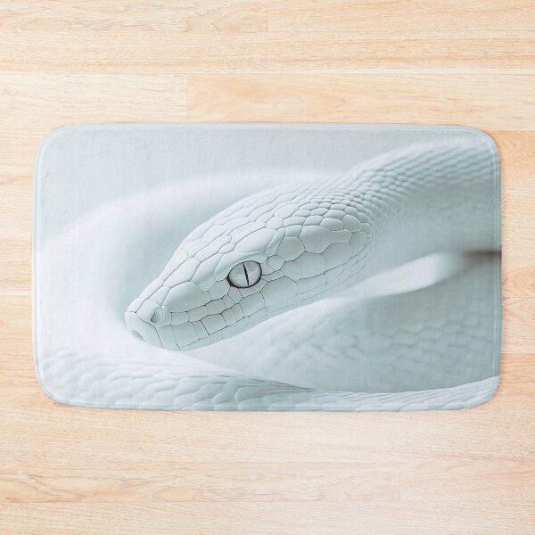 Item preview, Graceful white snake coiled designed and sold by anytka.