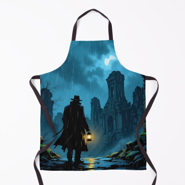 Item preview, Shadowbound Detective at the Ruins designed and sold by PawPrintedArt.