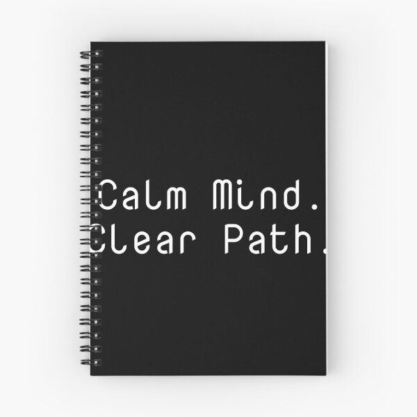 Item preview, Calm Mind. Clear Path. designed and sold by Ninjacatoff.
