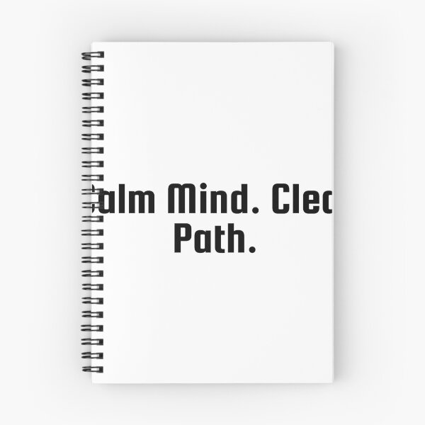 Item preview, Calm Mind. Clear Path. designed and sold by Ninjacatoff.