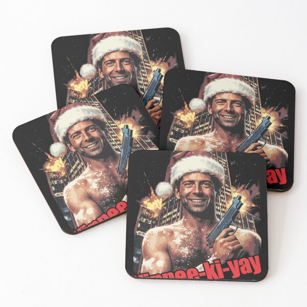 Artikelvorschau, Die Hard Yippie Ki Yay Christmas Bruce Willis Ugly Sweater T-Shirt entworfen und verkauft von Senpaiwaves.