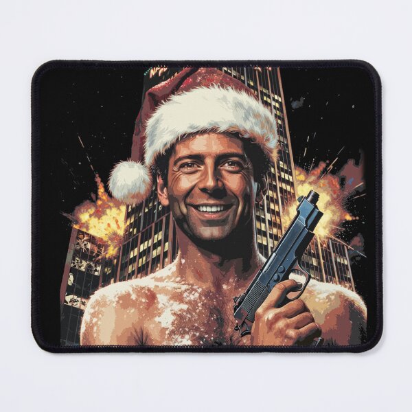 Item preview, Die Hard Yippie Ki Yay Christmas Bruce Willis Ugly Sweater T-Shirt designed and sold by Senpaiwaves.