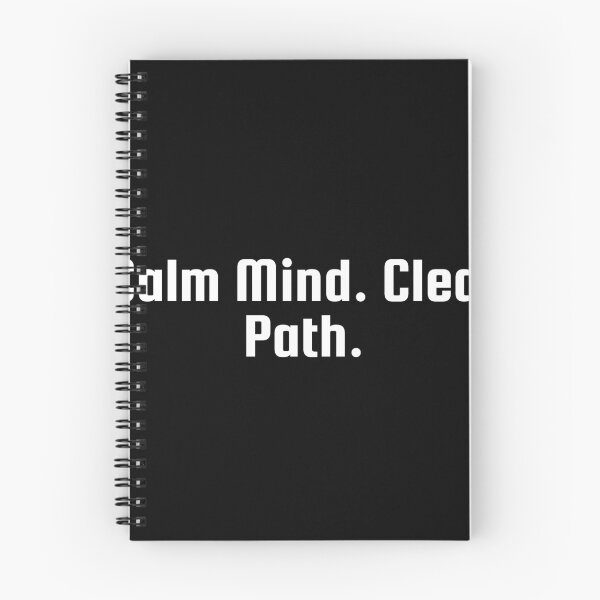Item preview, Calm Mind. Clear Path. designed and sold by Ninjacatoff.