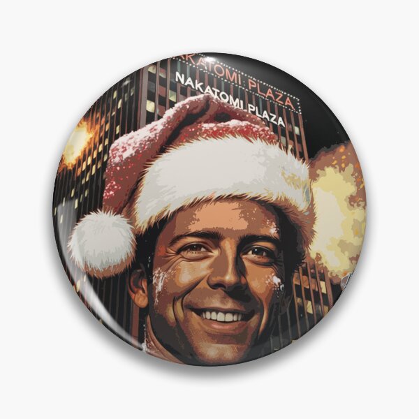 Item preview, Die Hard Yippie Ki Yay Christmas Bruce Willis Ugly Sweater Print Design designed and sold by Senpaiwaves.