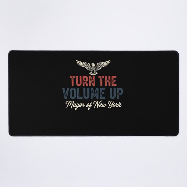 Item preview, Turn The Volume Up Zohran Mamdani designed and sold by MolotovStudio.