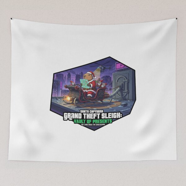 Item preview, Chimney Infiltration: Santa Capybara Tactical Drop designed and sold by MiszungART.