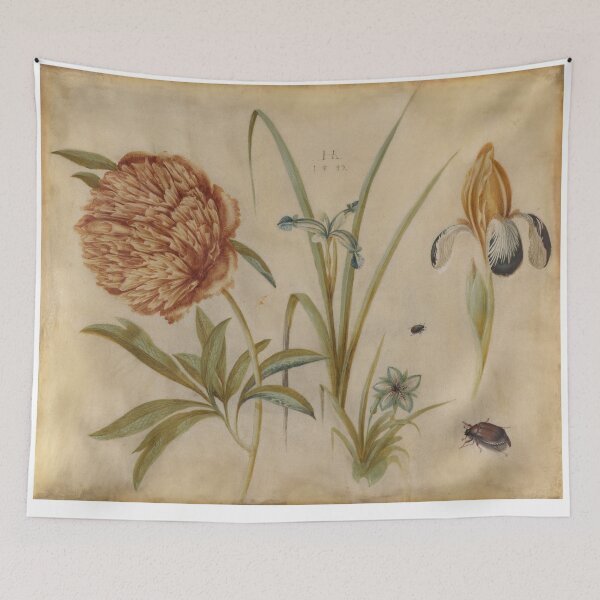 Item preview, Flowers and beetles (1582) designed and sold by Piece Of Time.