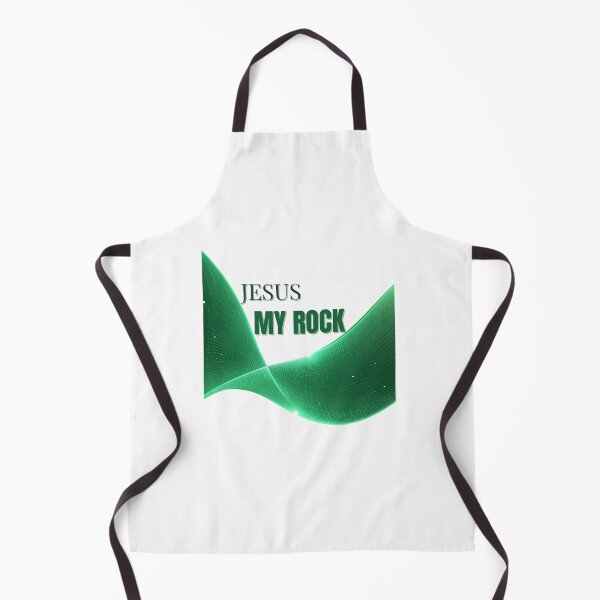 Item preview, Jesus My Rock Neon Wave designed and sold by FaithShop1.