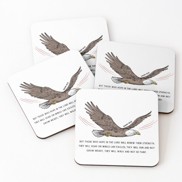 Item preview, On wings like eagle's (Isaiah 40:31) designed and sold by Boy and Belugee.
