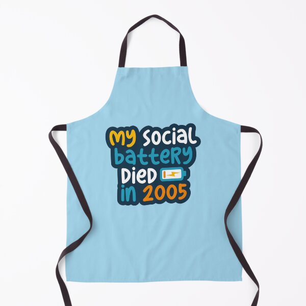 Item preview, My social battery died in 2005 designed and sold by SweetberryHouse.